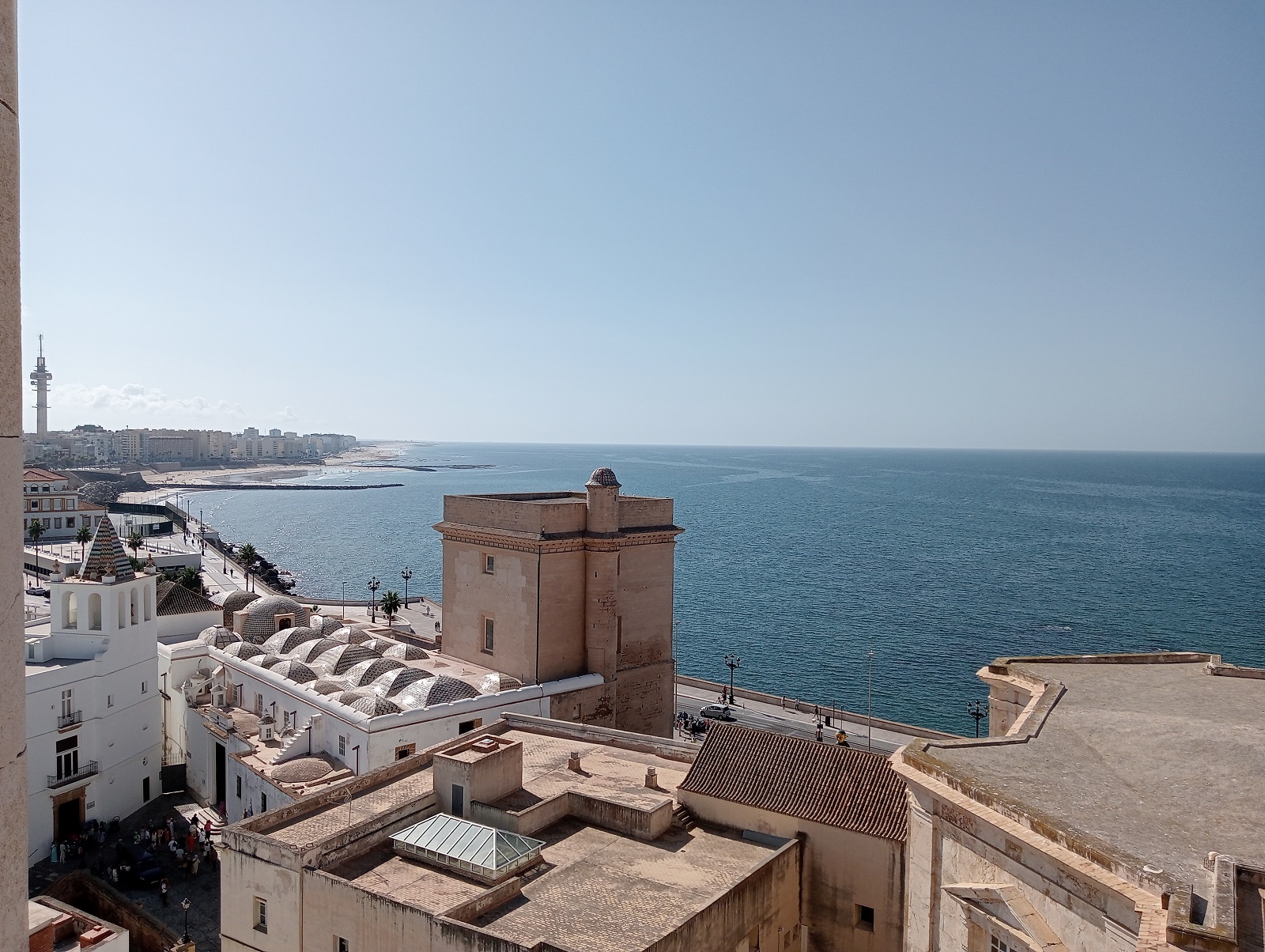 on top of Cathedral tower  -  view of the city